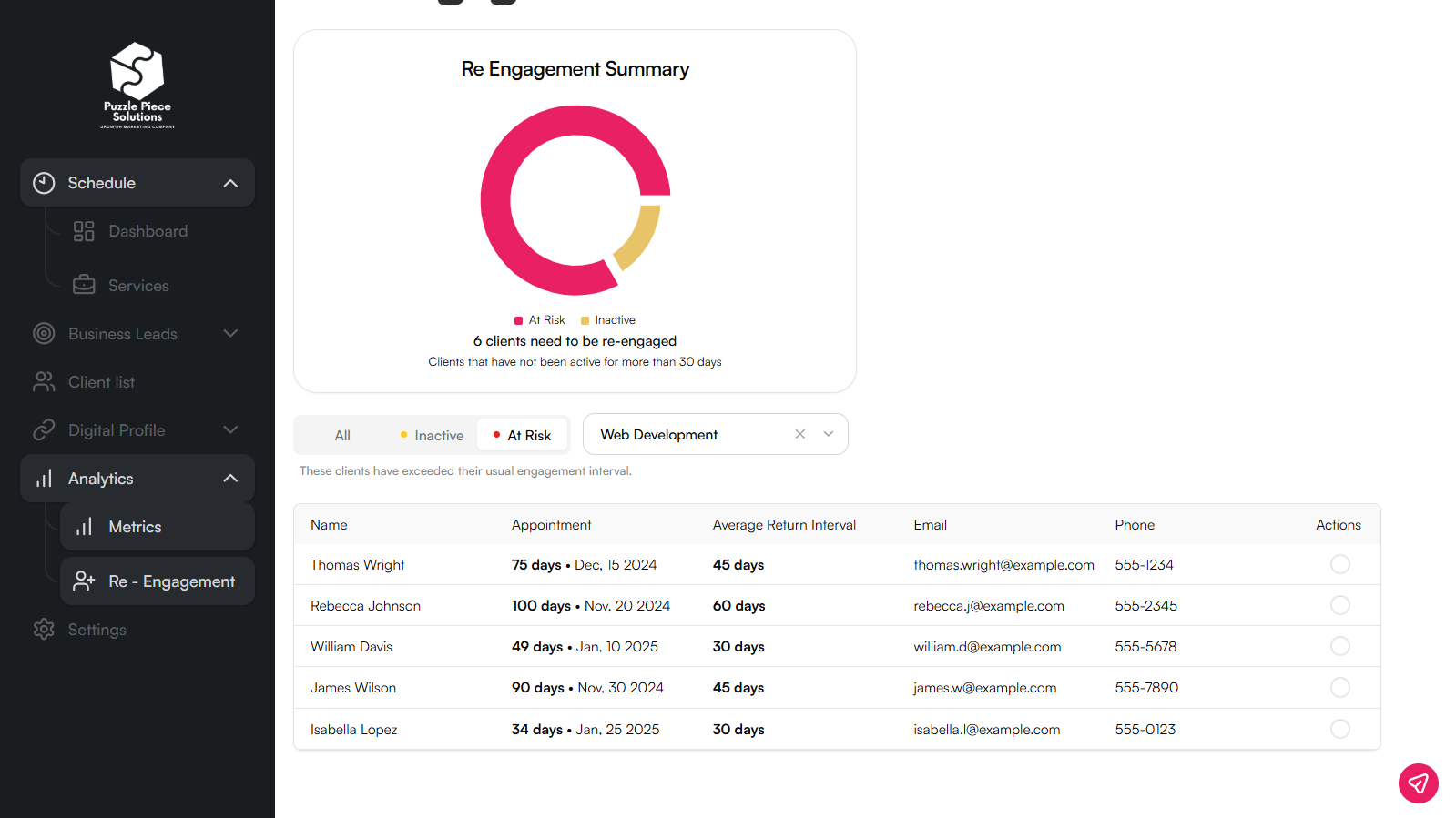 Engagement Tracking